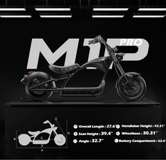 Eahora M1P Pro 4000w Fat Tire Electric Chopper Scooter