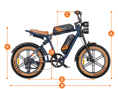 ENGWE M20 2.0 1200W Peak 80 miles Full Suspension Double Range E-bike