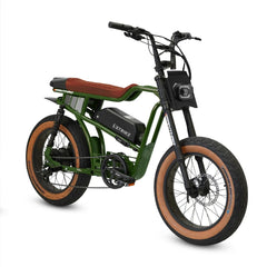 Strike Cycles Panthro 750W Moto-Style All-Terrain Fat Tire Electric Bike