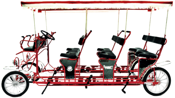Surrey Stretch Limousine Deluxe Quadricycle