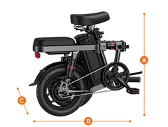 Engwe T14 350W Folding E-Bike with 48V 10Ah Battery