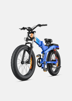ENGWE X24 1200W Peak Motor, 93 Miles Range, Triple Suspension Folding E-Bike