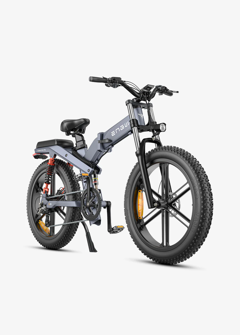 ENGWE X26 1200W Peak, 93-Mile Range, Triple Suspension Folding E-Bike
