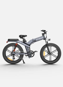 ENGWE X26 1200W Peak, 93-Mile Range, Triple Suspension Folding E-Bike