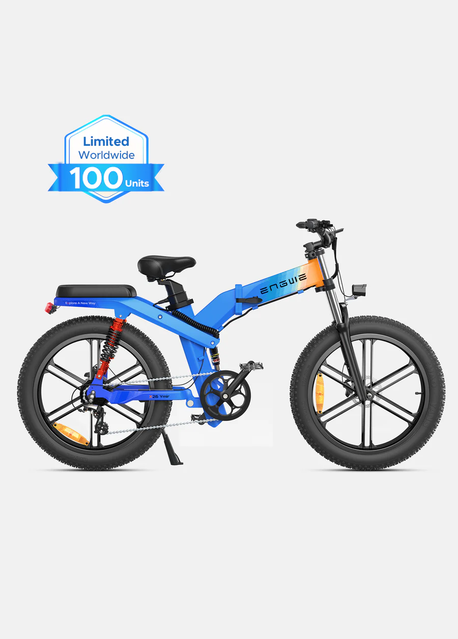 ENGWE X26 1200W Peak, 93-Mile Range, Triple Suspension Folding E-Bike – Epic Wheelz
