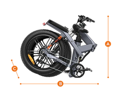 Engwe X26/24/X20 93 miles Triple Suspension Foldable E-bike