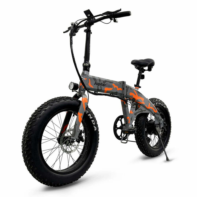 JupiterBike Defiant – 48V 10.4Ah, 1130W Peak Fat Tire Folding Electric Bike