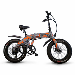 JupiterBike Defiant – 48V 10.4Ah, 1130W Peak Fat Tire Folding Electric Bike