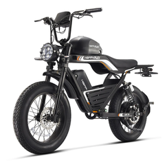 HappyRun G100 Pro 6000W 72V 33 Ah Dual Battery Electric Bike