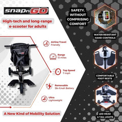 SNAPnGO S335.1 Sport Foldable Electric Scooter [PREORDER]