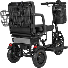MotoTec Folding 48v 700w Mobility Electric Trike [IN STOCK]