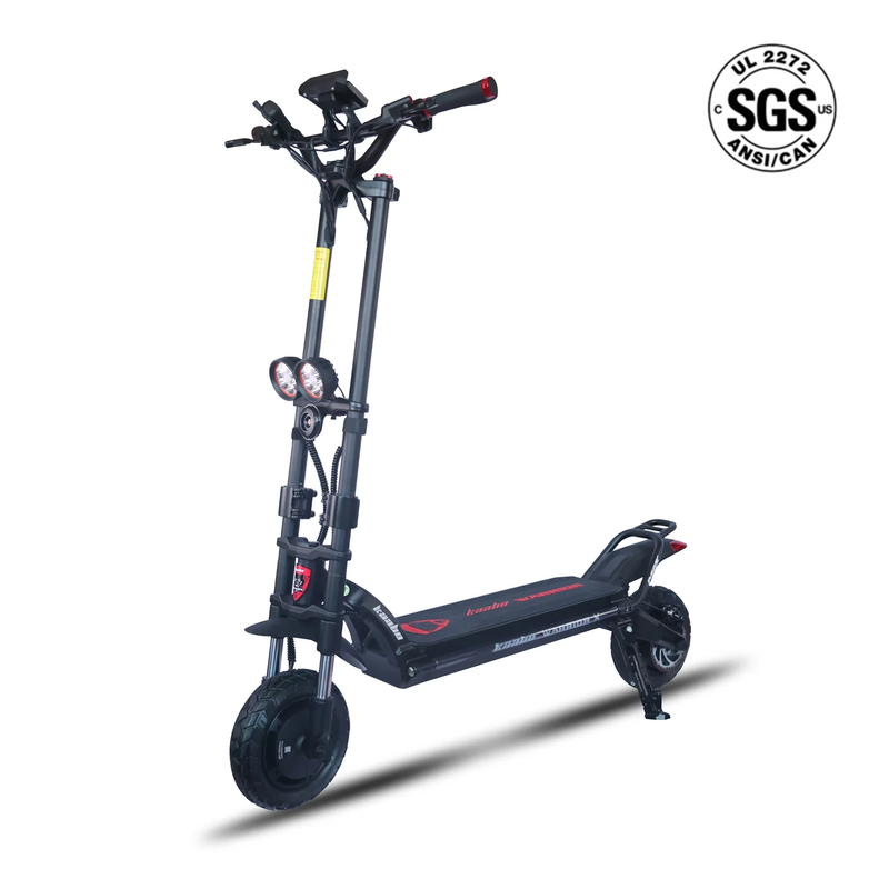 Kaabo Warrior X Max Electric Scooter 1100W Dual Motor 56 Miles 44 MPH