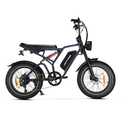 Happyrun Tank G60 Pro 2000W 48V 25A Moped Style Offroad Electric Bike Fat Tire