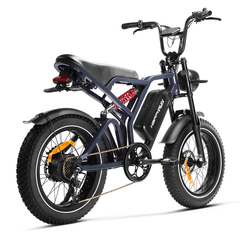 Happyrun Tank G60 Pro 2000W 48V 25A Moped Style Offroad Electric Bike Fat Tire