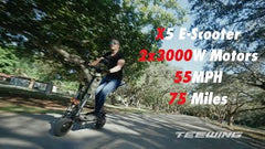 TEEWING X5 6000W DUAL MOTOR ELECTRIC KICK SCOOTER