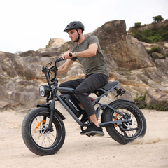 Happyrun Tank G60 Pro 2000W 48V 25A Moped Style Offroad Electric Bike Fat Tire