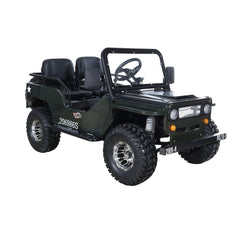 X-PRO Ranger Mini Jeep Go Kart 125 (Zongshen Engine, 3-Speed Semi-Auto, 350 lbs Load)