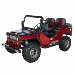 X-PRO Ranger Mini Jeep Go Kart 125 (Zongshen Engine, 3-Speed Semi-Auto, 350 lbs Load)