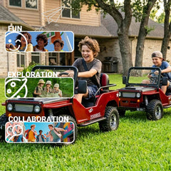 X-PRO Ranger Mini Jeep Go Kart 125 (Zongshen Engine, 3-Speed Semi-Auto, 350 lbs Load)
