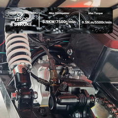 X-PRO Ranger Mini Jeep Go Kart 125 (Zongshen Engine, 3-Speed Semi-Auto, 350 lbs Load)