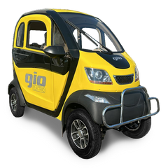 GIO GOLF ENCLOSED MOBILITY SCOOTER - YELLOW & BLACK