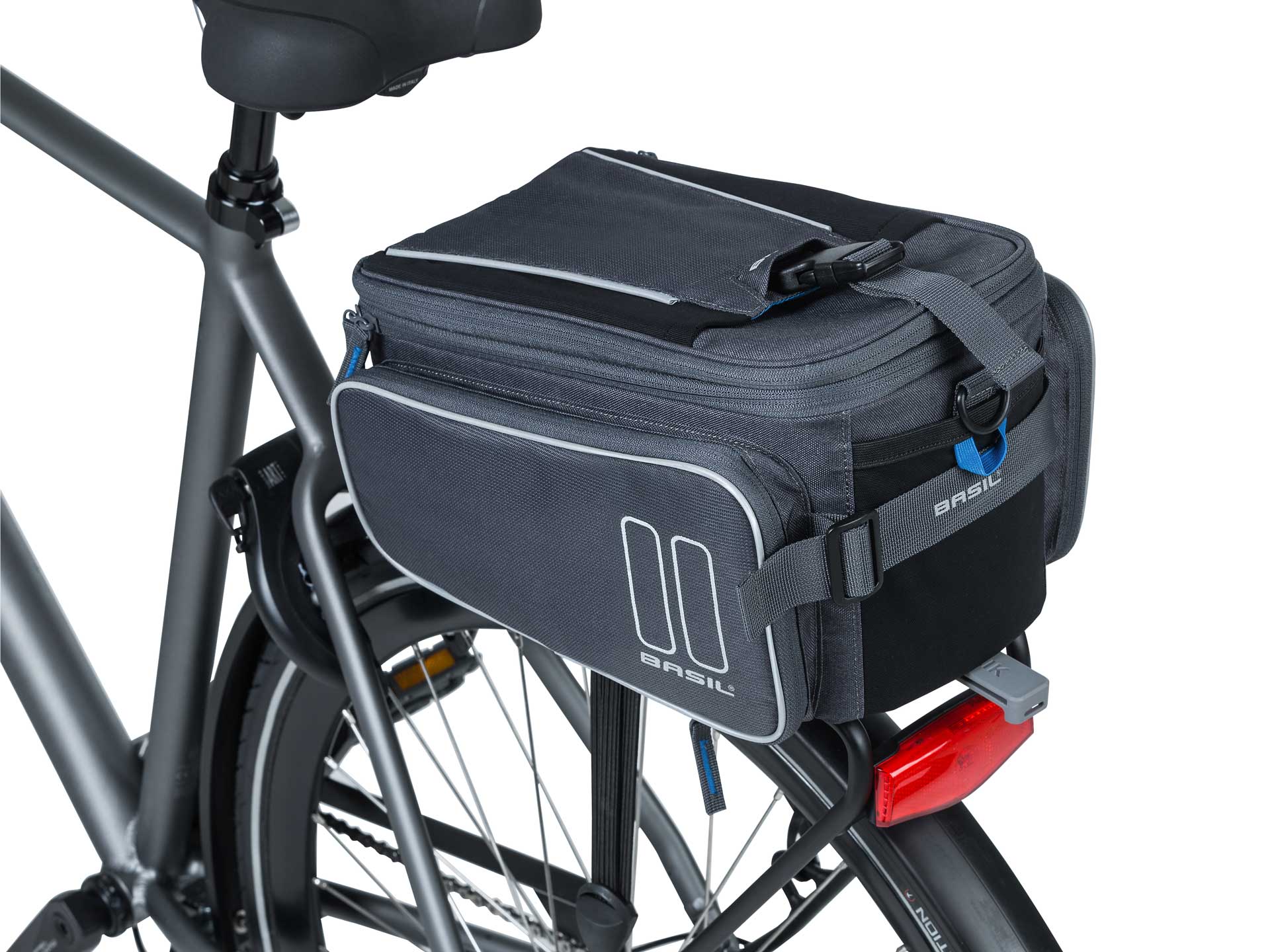 Electric Bike Basil Sport Design Trunk Bag (MIK) Gray