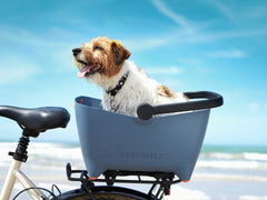 Electric Bike Basil Buddy Dog Bicycle Basket (MIK)- Blue