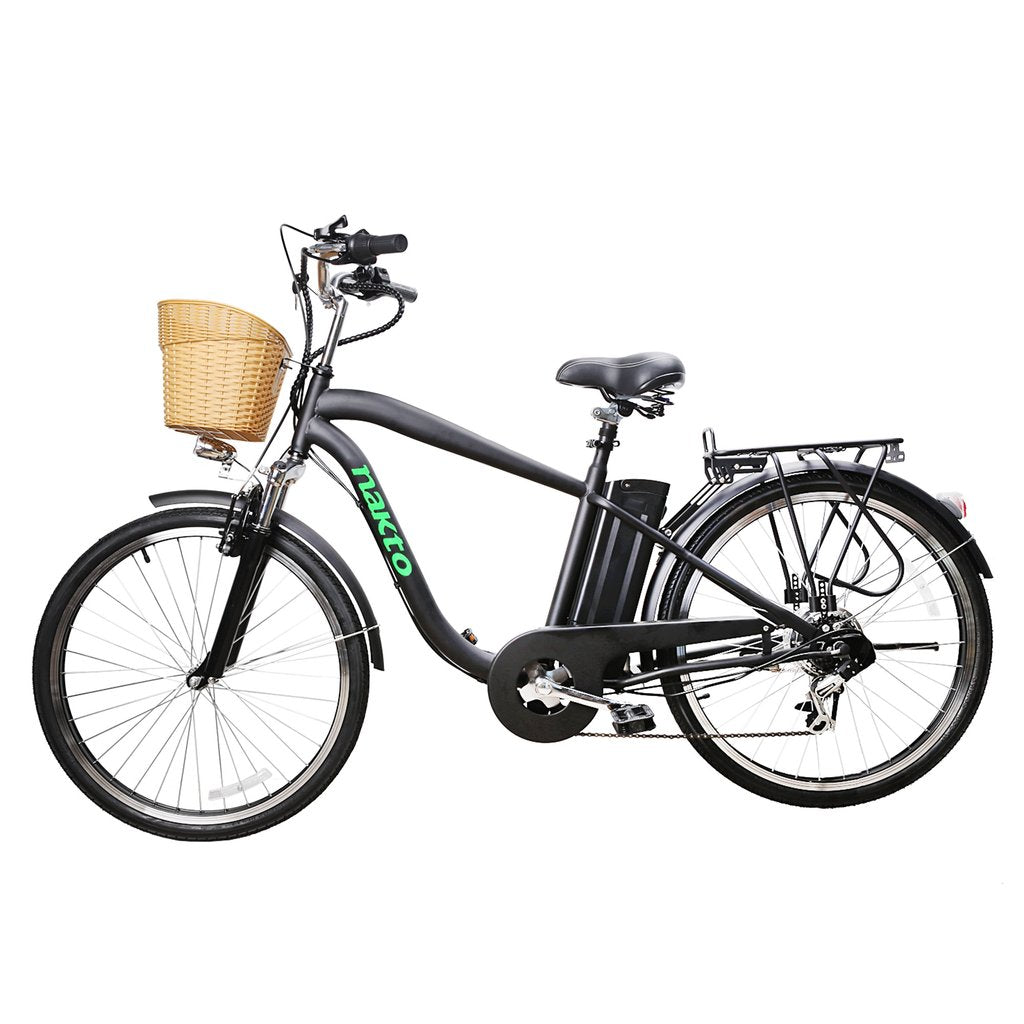 folding electric bicycle for men Nakto Camel Men 26" City Electric Bike