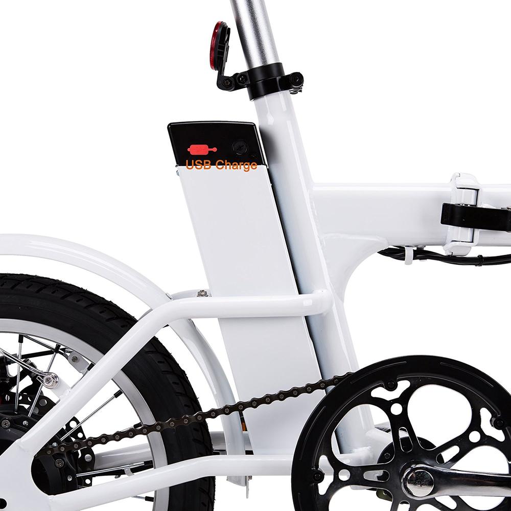 nakto folding electric bicycle Nakto Skylark Electric Bike, White