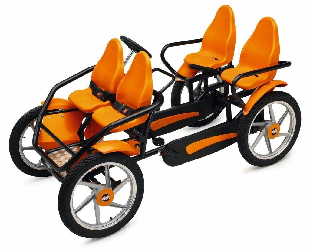 berg pedal car BERG USA Family Grantour 4 Seater Racer Go Kart