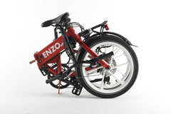 Enzo Folding Electric Bike - Aluminum Frame Rust Resistant