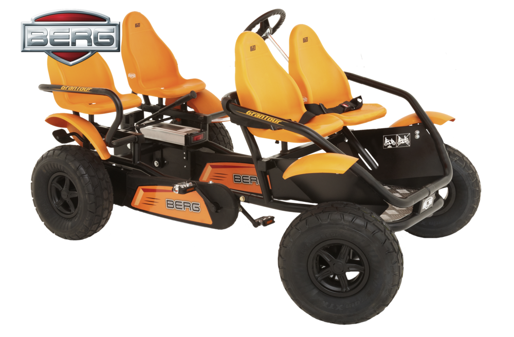 Berg USA Family E-Grantour Off Road 4-Seater Electric Go Kart