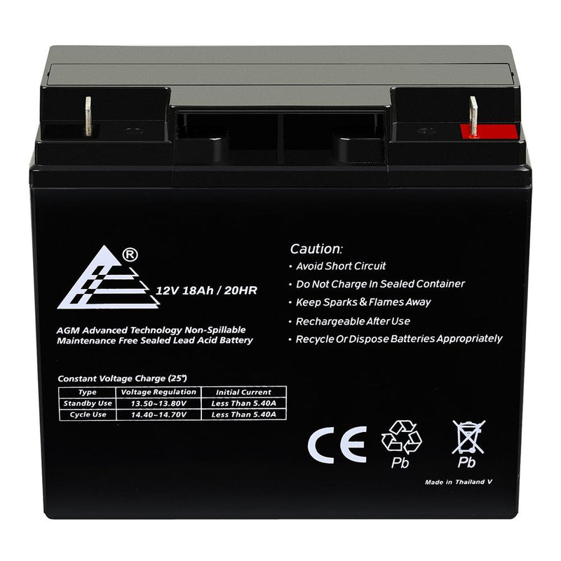 12v/18ah Sealed Lead Acid Battery