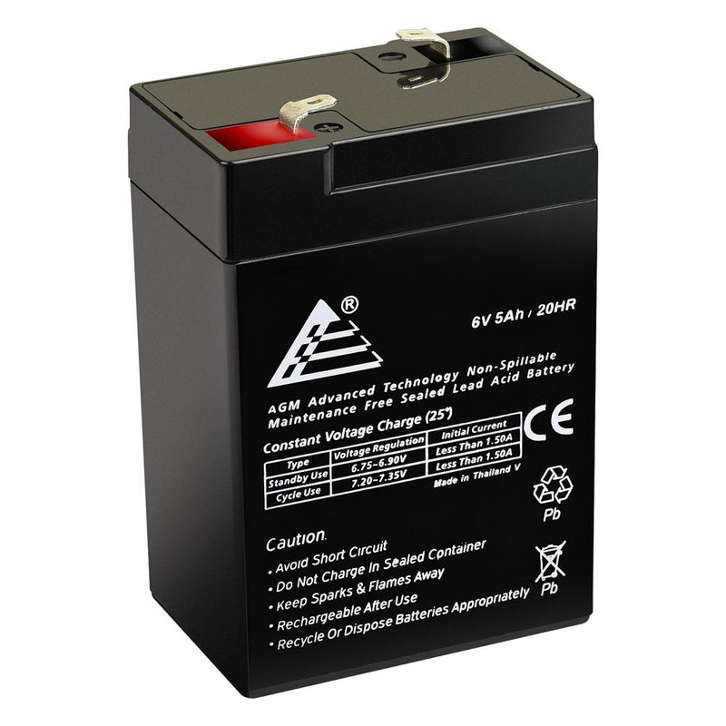 6v/5ah Sealed Lead Acid Battery