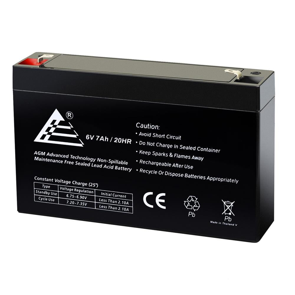 6v/7ah Sealed Lead Acid Battery