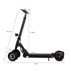 Bikerassine Tri-Star 3 Wheel  Electric Scooter