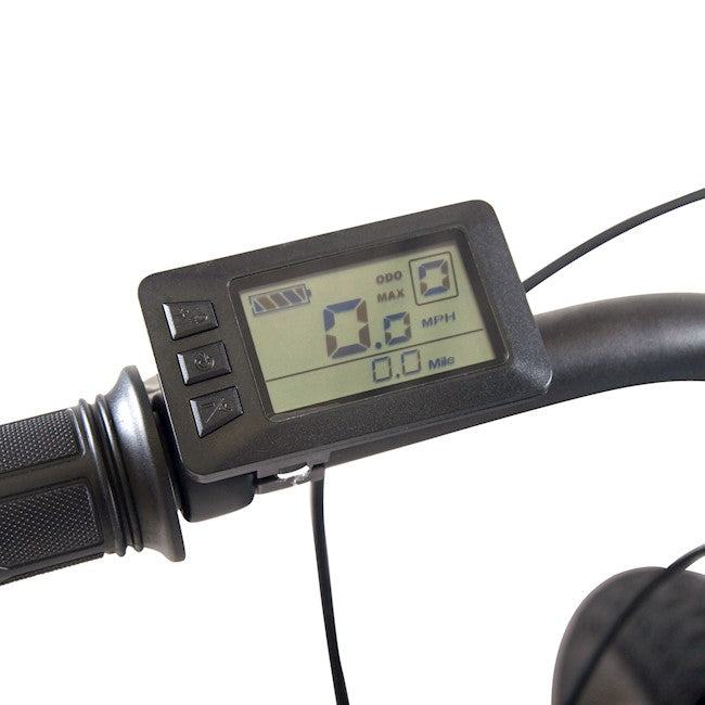 FORCE | ECITY FD250 REAR HUB 20 INCH FOLDING ELECTRIC CITY BICYCLE, BLACK