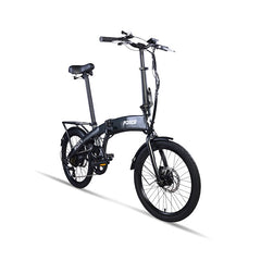 FORCE | ECITY FD250 REAR HUB 20 INCH FOLDING ELECTRIC CITY BICYCLE, BLACK