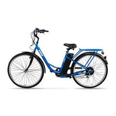 FORCE | ESTREET LS350 REAR HUB MOTOR 700C ELECTRIC CITY BICYCLE, BLUE