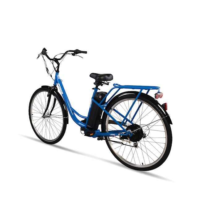 FORCE | ESTREET LS350 REAR HUB MOTOR 700C ELECTRIC CITY BICYCLE, BLUE