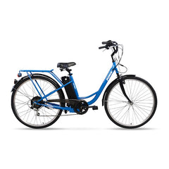 FORCE | ESTREET LS350 REAR HUB MOTOR 700C ELECTRIC CITY BICYCLE, BLUE