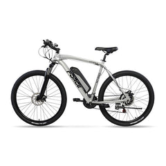 FORCE | ETRAIL HT350 REAR HUB MOTOR 27.5" ELECTRIC MTB BICYCLE L/XL, SILVER