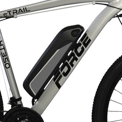 FORCE | ETRAIL HT350 REAR HUB MOTOR 27.5" ELECTRIC MTB BICYCLE L/XL, SILVER