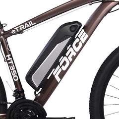 FORCE | ETRAIL HT350 REAR HUB MOTOR 27.5" ELECTRIC MTB BICYCLE S/M, DARK BRONZE