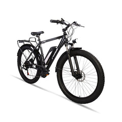 FORCE | ESTREET HT750 REAR HUB MOTOR 27.5" ELECTRIC MTB BICYCLE S/M, BLACK