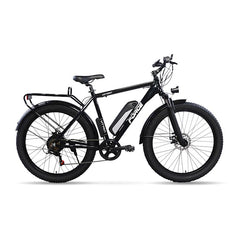 FORCE | ESTREET HT750 REAR HUB MOTOR 27.5" ELECTRIC MTB BICYCLE S/M, BLACK