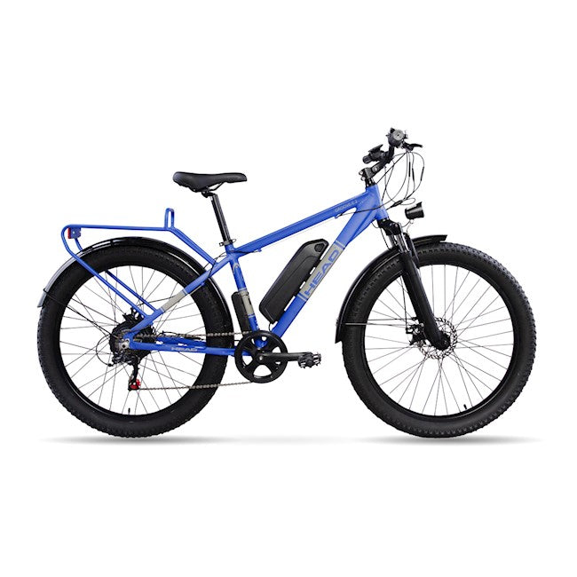 HEAD | E-GROOVE 2 SHIMANO TOURNEY E-BIKE, 27.5INCH, L/XL, BLUE