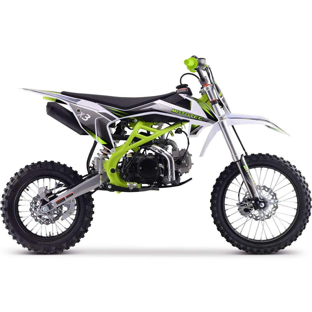 MotoTec X3 125cc 4-Stroke Gas Dirt Bike [IN STOCK]