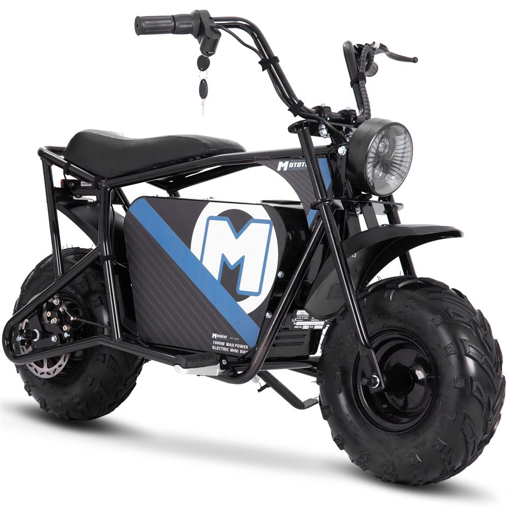 MotoTec 48v 1000w Electric Powered Mini Bike Black MotoTec 48v 1000w Electric Powered Mini Bike Black