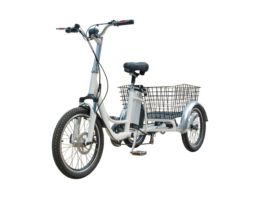 3 wheel bicycle for elderly Rmb Libert-e Adult White Electric Trike – Epic Wheelz